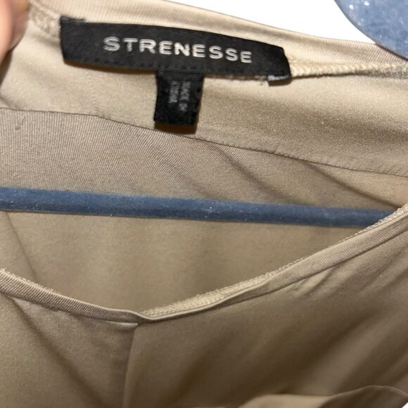 gabrielle strenesse cream dolman sleeveless top blouse M German - Picture 2 of 3